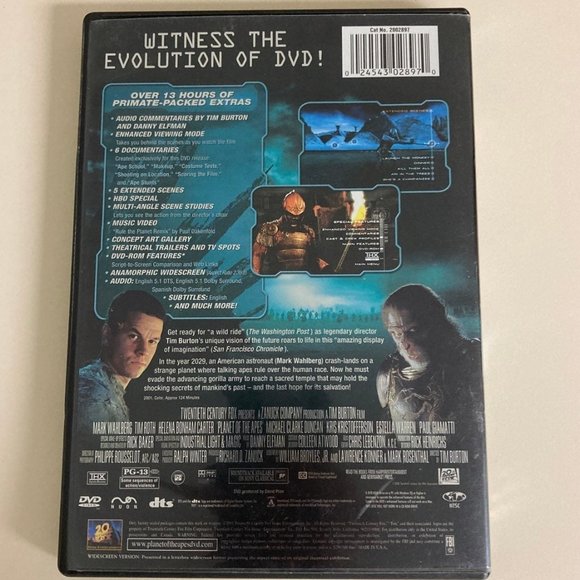 Planet of the Apes (DVD, 2003, 2-Disc) - Picture 5 of 5